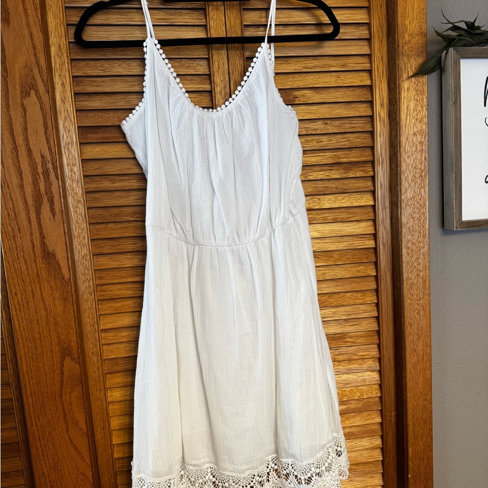 Old Navy - White Spaghetti Strap Dress